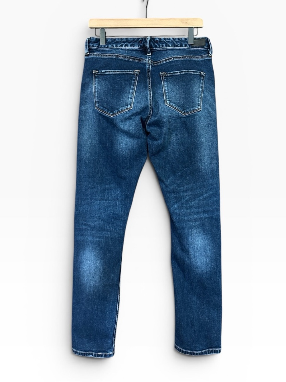 Dear John American Classic Straight Leg Button Fly Distressed Denim Jeans Sz 27 - Picture 2 of 10
